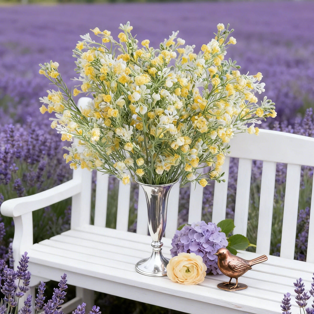 Artificial Gypsophila Bouquet – Wedding & Home Décor Flowers Artificial Flower Bouquet Babs