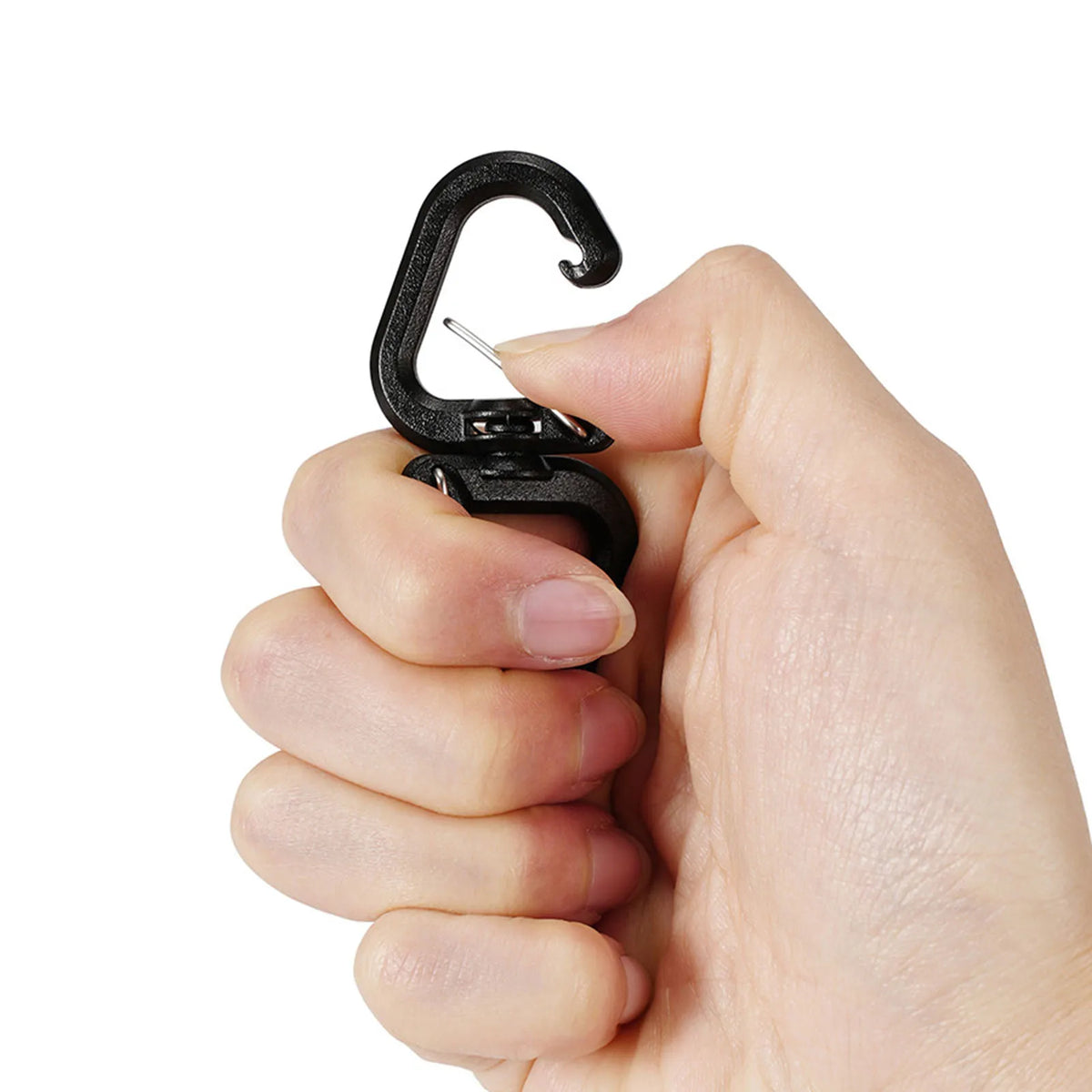 360° Swivel Carabiner S-Hook – Backpack & Camping Clip Buckle Swivel Carabiner Clip Babs