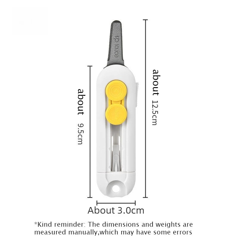 Magnetic Letter Opener & Box Cutter – Mini Stainless Steel Letter Opener Babs