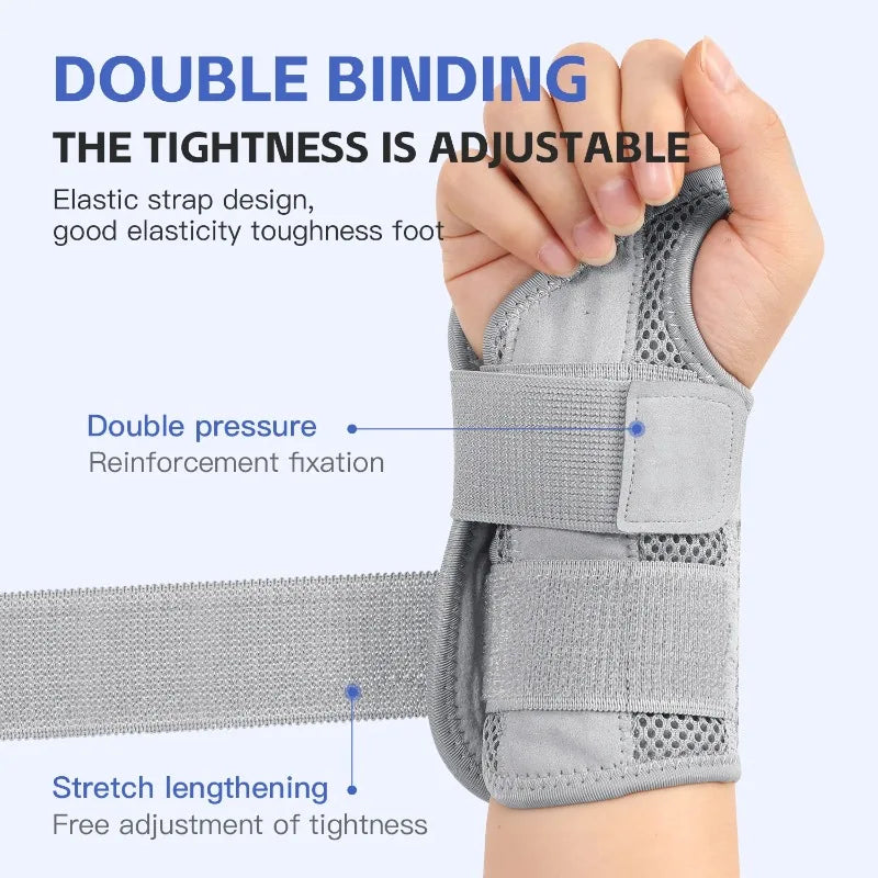 Wrist Brace with Splint – Adjustable Hand & Wrist Support Wrist Brace Babs