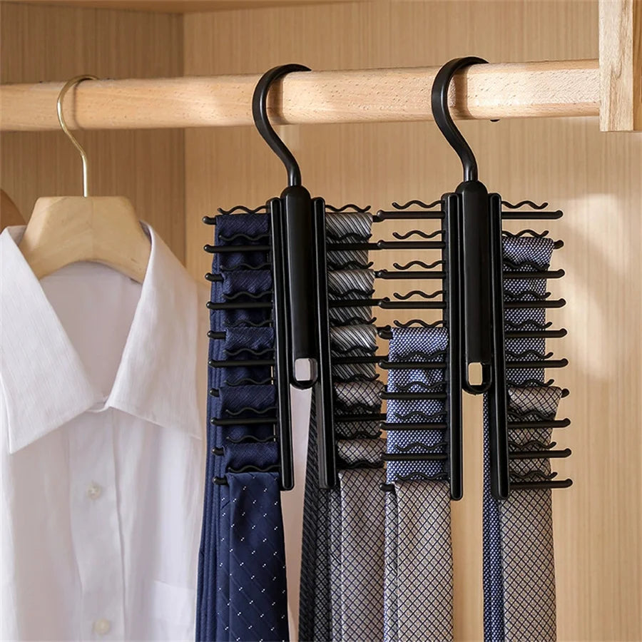 U-Shape Tie Scarf & Belt Organizer Rack | Multi-Use Holder Tie & Scarf Organizer Babs