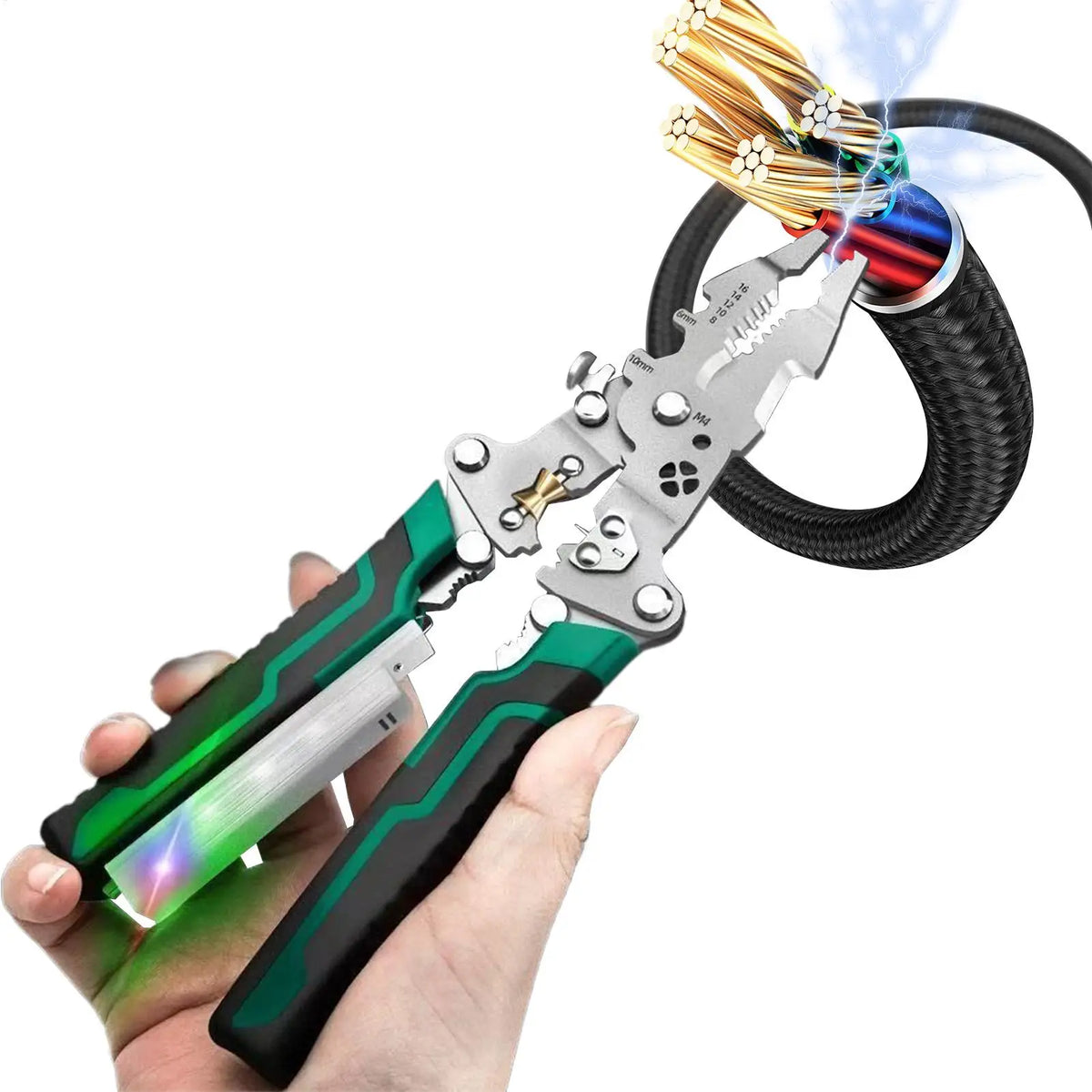 8-in-1 Wire Stripping Pliers – Multifunction Electrician Tool Wire Stripping Pliers Babs