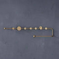 Nordic Metal Wall-Mount Coat Rack – 8-Hook Iron Hanger Wall-Mount Coat Rack Babs Gold