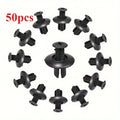 50pcs Car Fastener Clip Kit – Fender Rivet Body Push Retainer Auto Body Fastener Kit Babs 50pcs