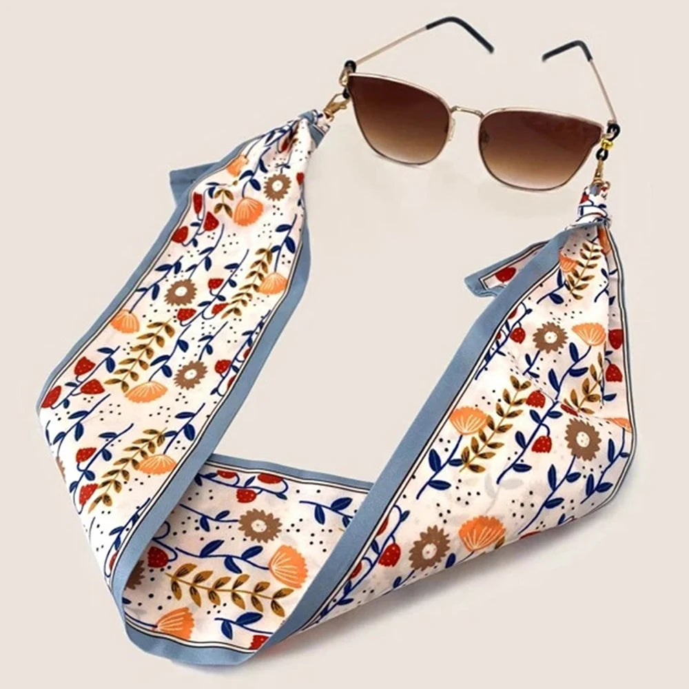 Floral Glasses Chain Lanyard – Acrylic Nylon Neck Strap for Women Eyewear Chain Lanyard Babs