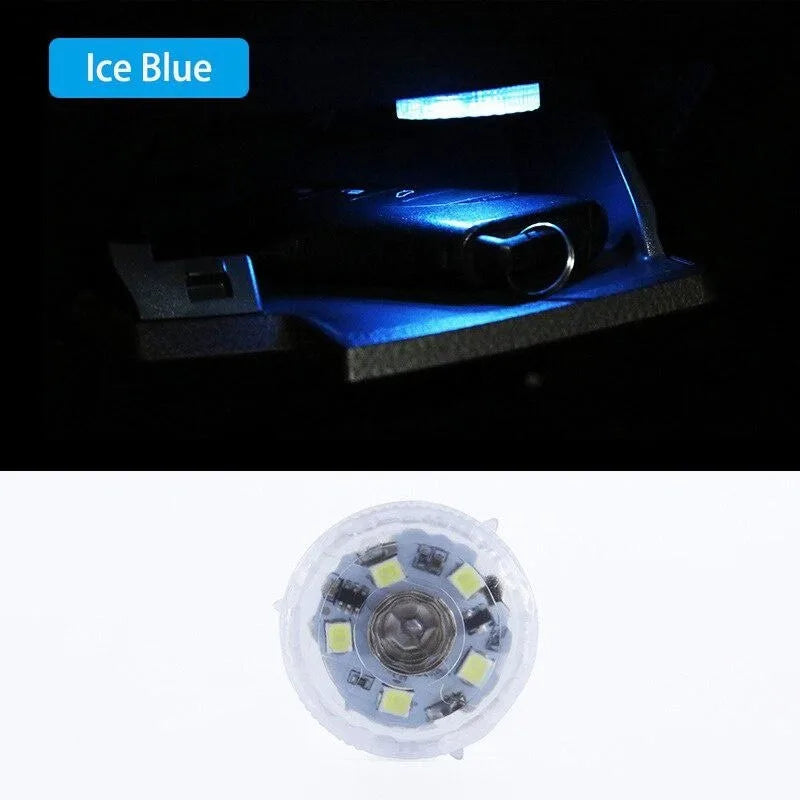 Car Mini LED Touch Light – Wireless Ambient Interior Lamp Car Interior Light Babs Blue