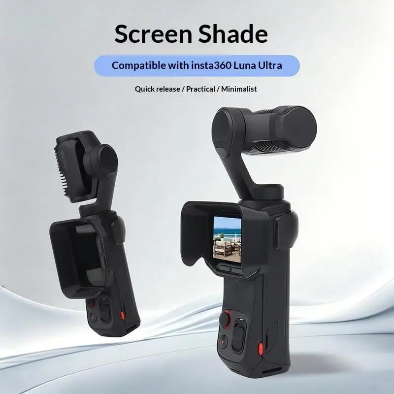 Insta360 Luna Ultra Screen Sun Hood – Anti-Glare Lens Hood Camera Lens Hood Babs
