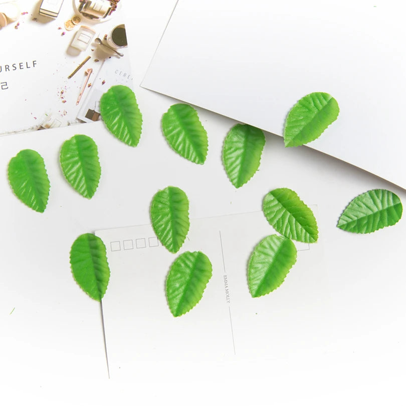 Silk Green Leaf Artificial Flowers for Wedding & Home Decor Artificial Silk Leaves Babs