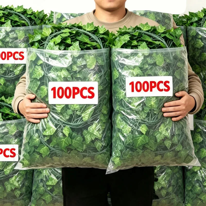 Artificial Ivy Vine Garland 30pcs – Fake Hanging Leaf Decor Artificial Vine Garland Babs