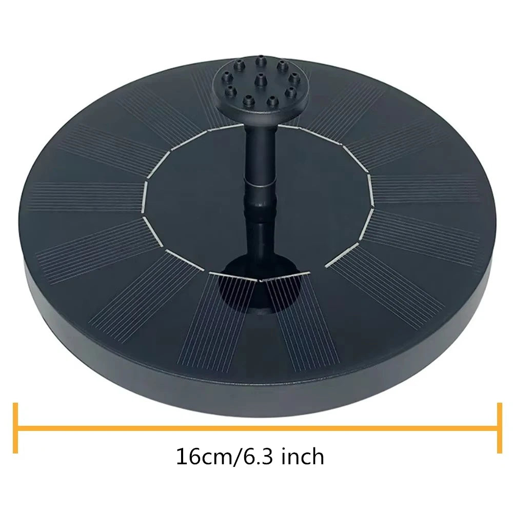 Mini Solar Floating Fountain for Bird Bath, Pond & Garden Solar Garden Fountain Babs PQ 16CM