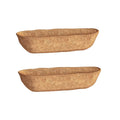 2-Pack Coconut Coir Hanging Basket Liners | Breathable Plant Pots Hanging Basket Liner Babs yellow One Size