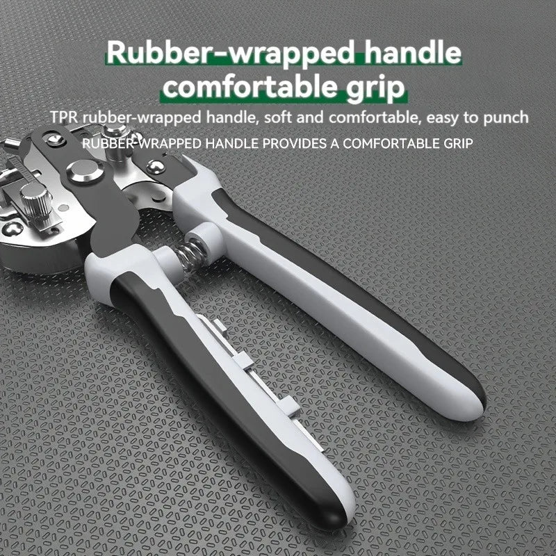 Manual Metal Belt Hole Puncher – Alloy Steel Leather Punch Tool Leather Hole Puncher Babs
