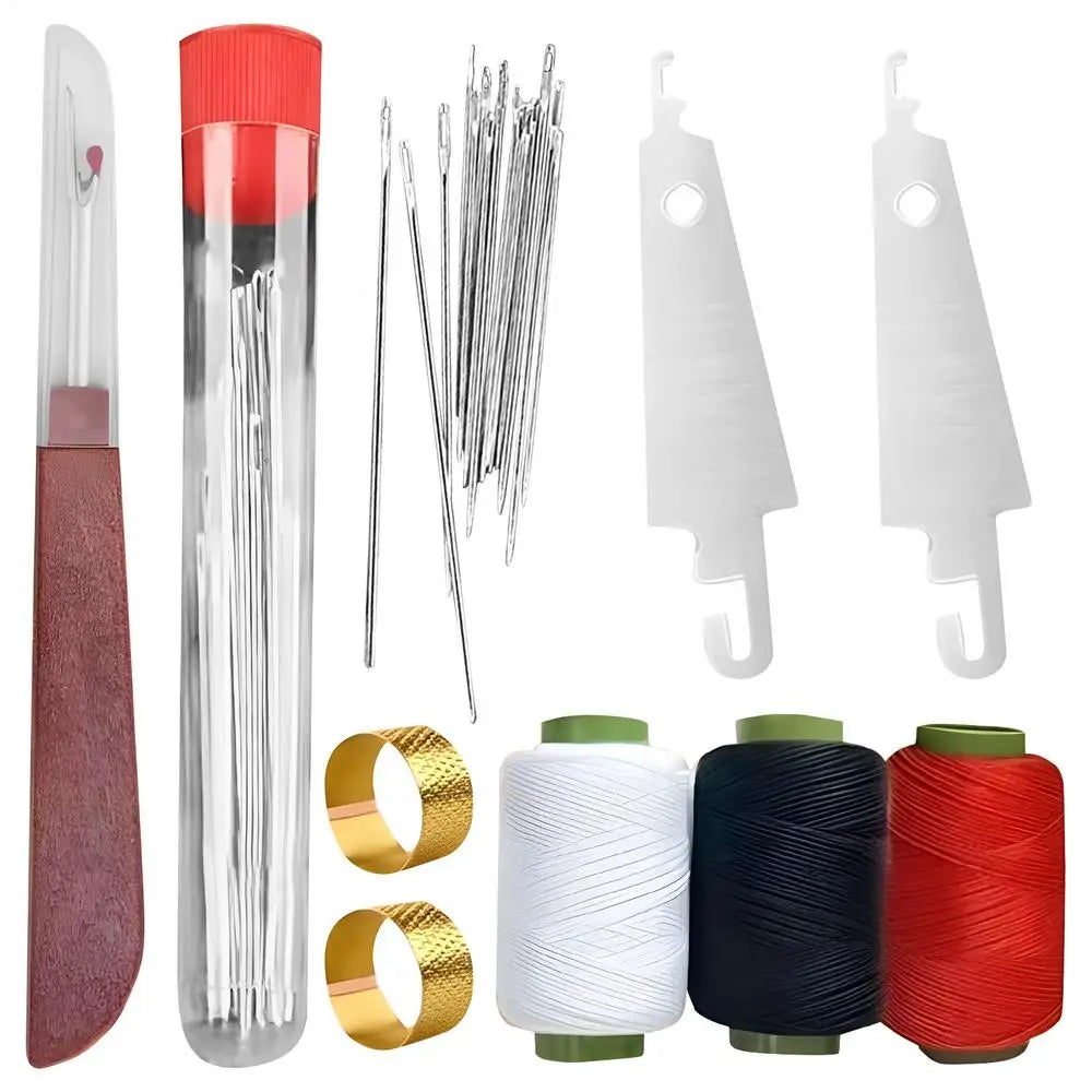 37-Piece Big Eye Sewing Kit – Needles, Thimble & Threader Sewing Needle Kit Babs 1set