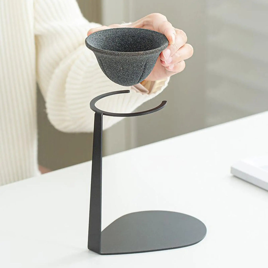 Ceramic Microporous Tea & Coffee Strainer Set with Stand Tea Coffee Strainer Babs