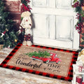 Christmas Anti-Slip Doormat | Festive Floor Mat for Home Holiday Floor Mat Babs 1