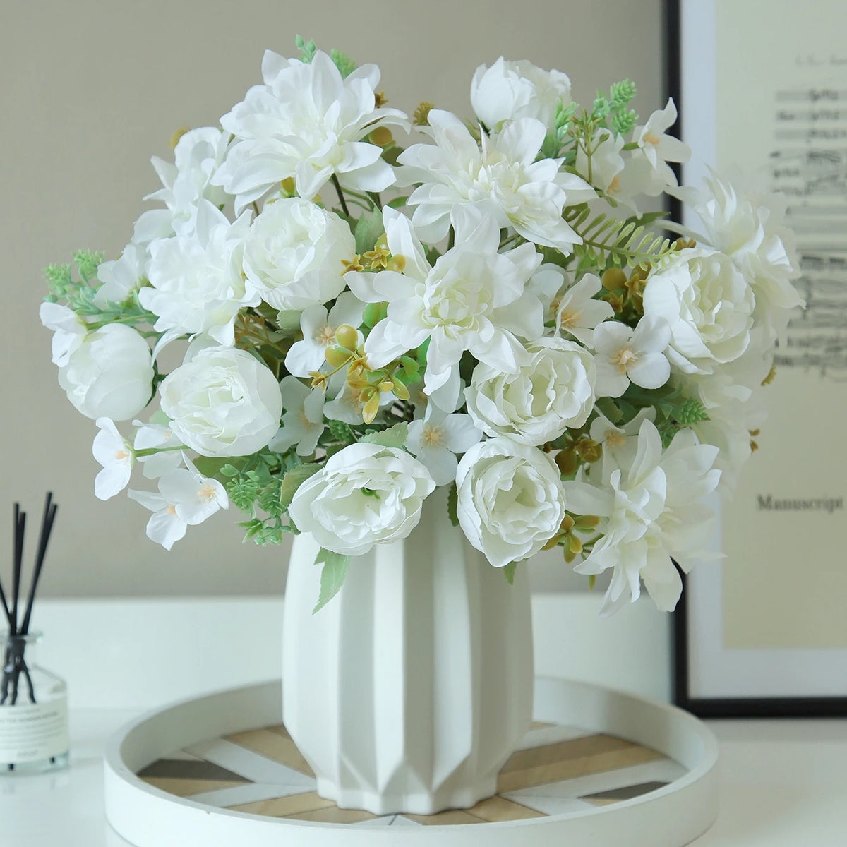 Silk Dahlia Peony Artificial Flowers – Wedding & Home Decor Artificial Silk Flowers Babs
