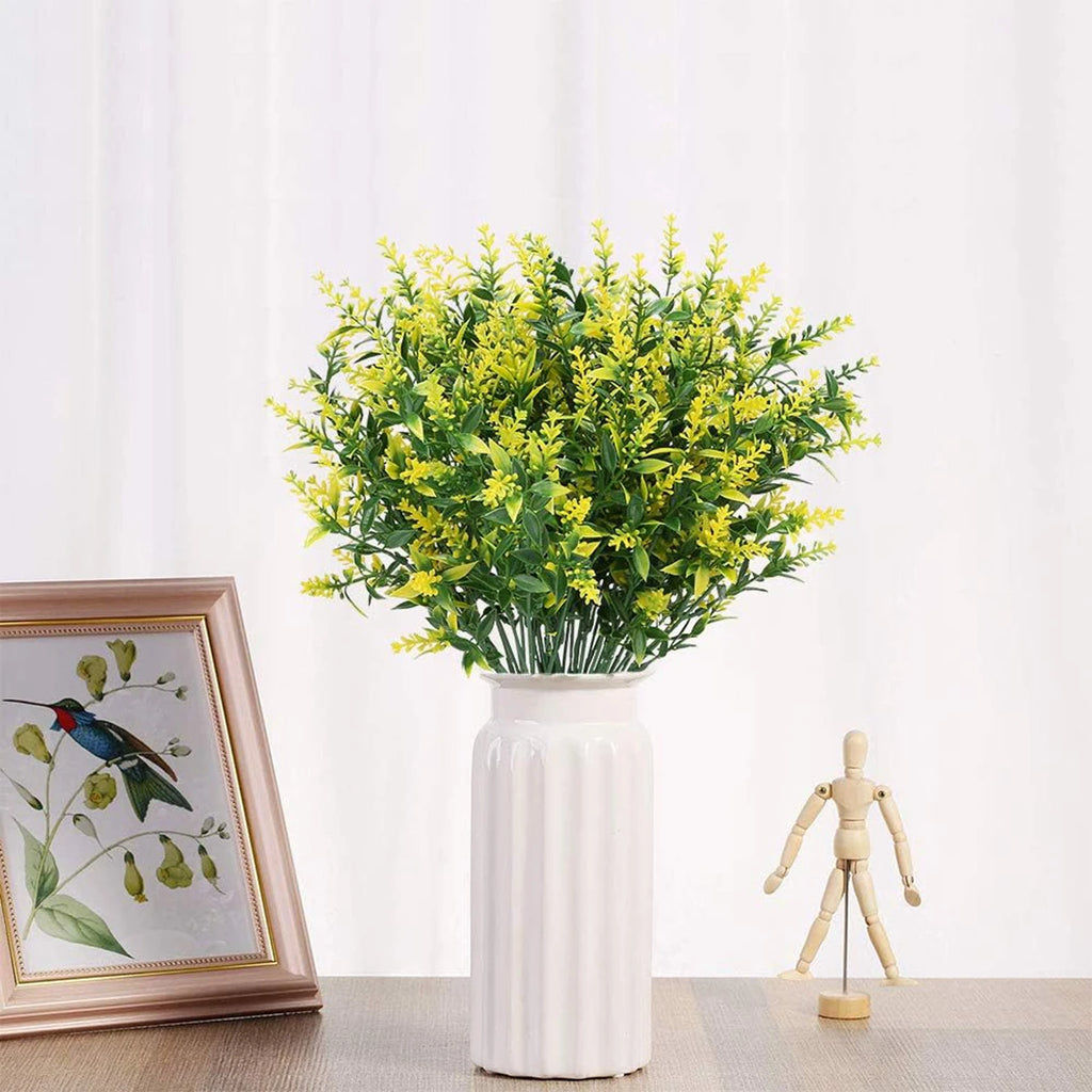 Artificial Lavender Bouquet | Fake Plastic Flower Home & Wedding Decor Artificial Flower Bouquet Babs