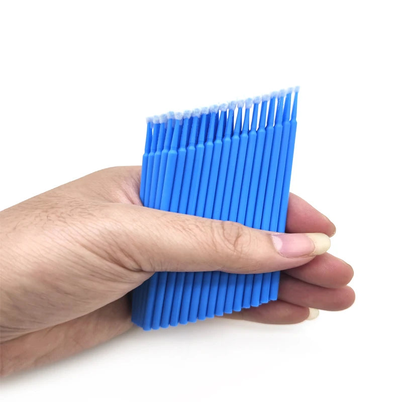 100pcs Touch-Up Micro Brush Applicator Sticks for Car Paint Micro Applicator Brushes Babs