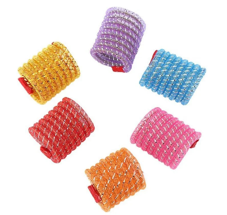 Colorful Spring Interactive Cat Toy – Bite-Resistant Elastic Ball Interactive Cat Toy Babs
