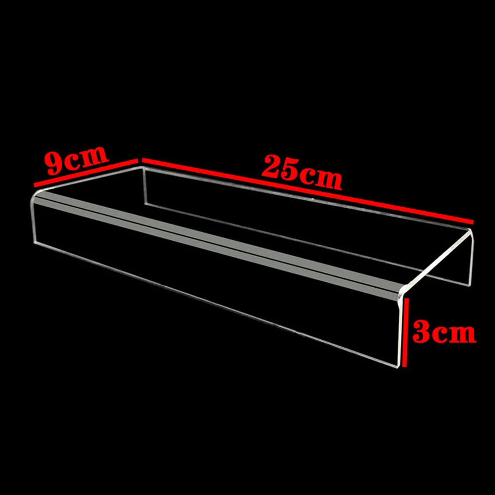 Clear Acrylic Multi-Tier Display Stand – Figures, Food & Perfume Acrylic Display Stand Babs 25x9x3cm