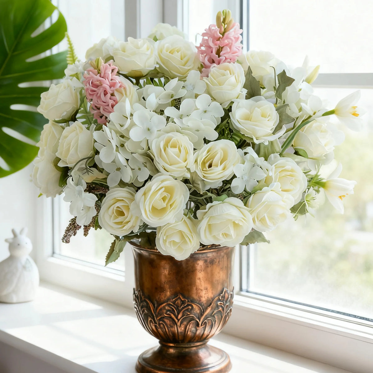 Silk Artificial Rose Bouquet – Wedding & Home Décor Gift Artificial Flower Bouquet Babs