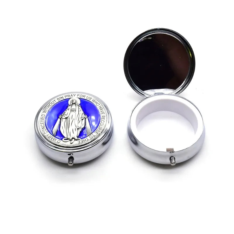 Vintage Zinc Alloy Jewelry Gift Box – Retro Organizer Case Jewelry Gift Box Babs Blue