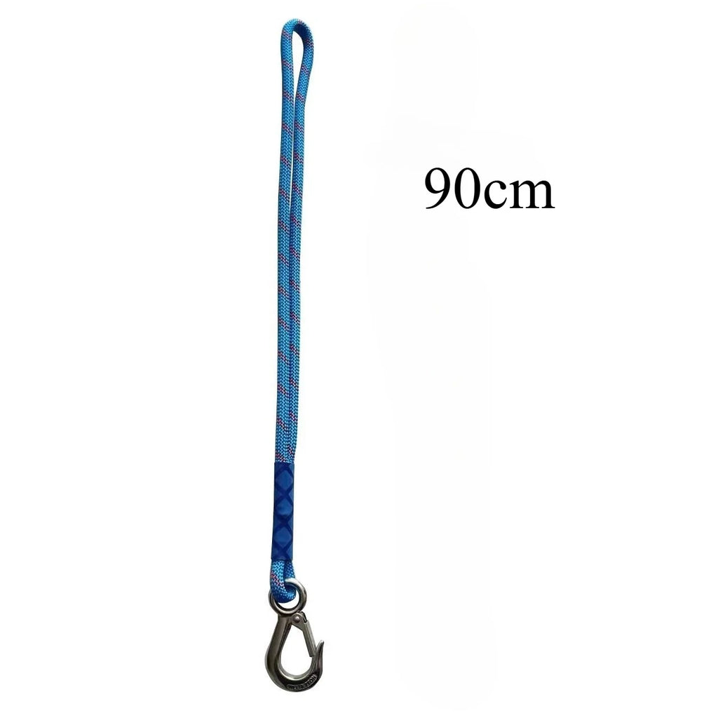 Heavy Duty Nylon Hammock Sling Strap with Metal Hook – Outdoor Hammock Hanging Strap Babs 90cm-1pc