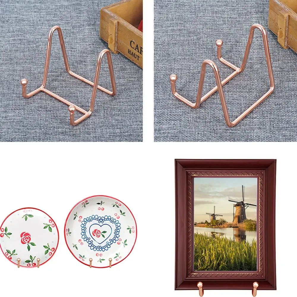 Metal Photo & Plate Display Stand | Tabletop Art Holder Tabletop Display Stand Babs