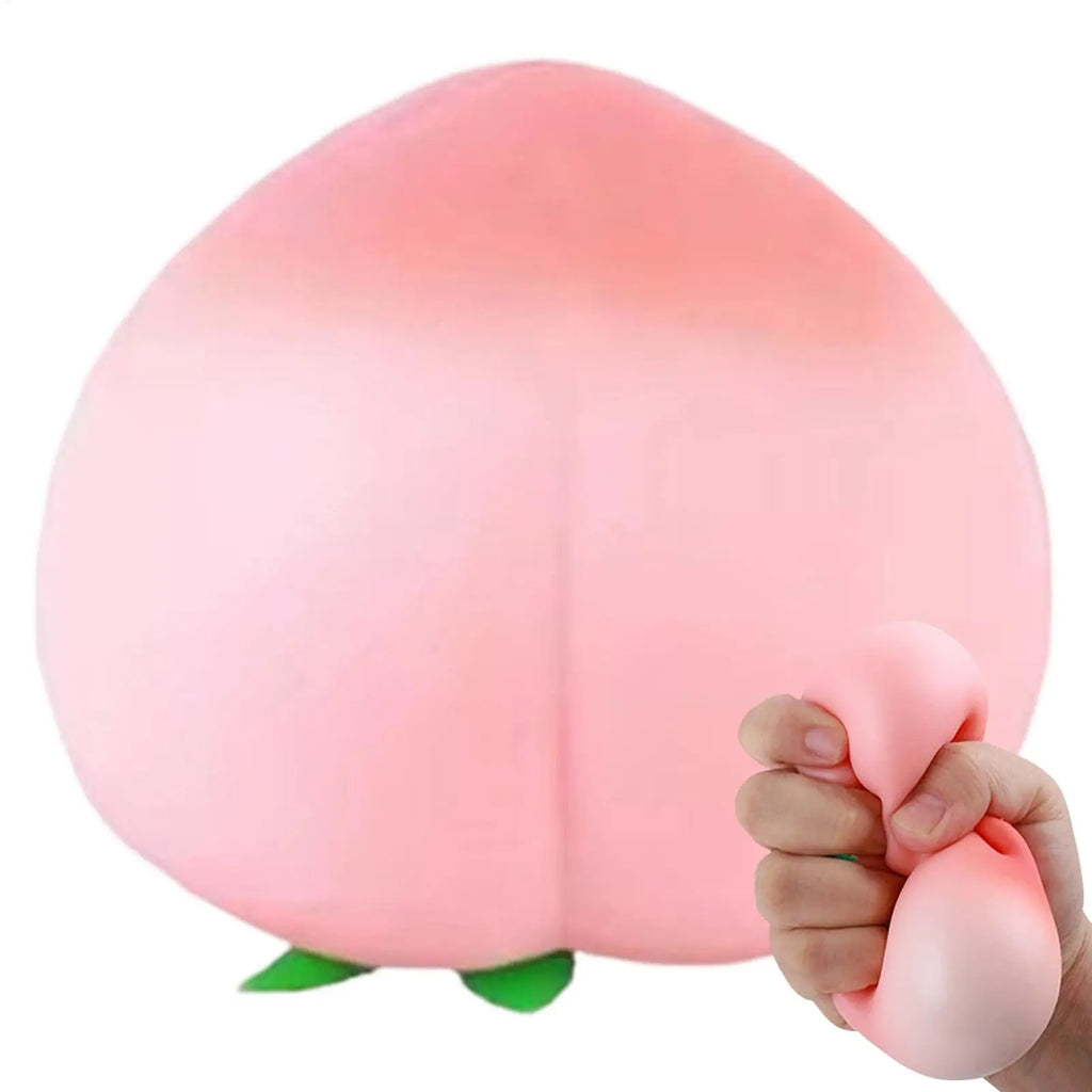 Cartoon Peach Squishy Fidget Toy – Slow Rising Squeeze Ball Squishy Fidget Toy Babs