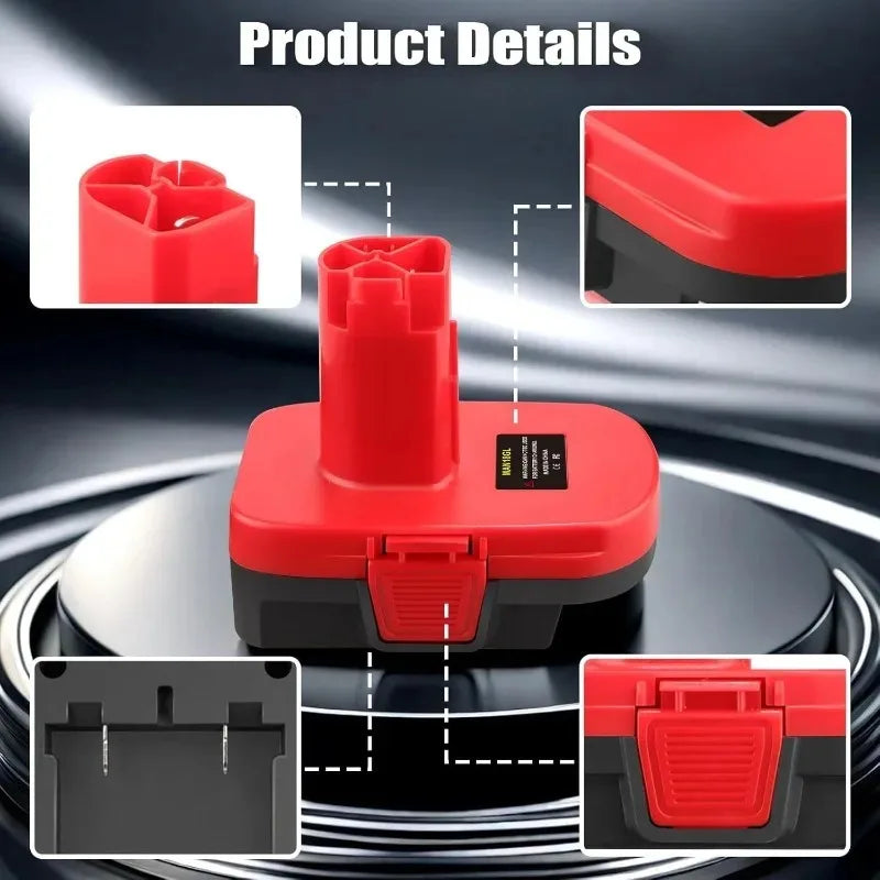 MAN18GL Battery Adapter: Craftsman 20V to 19.2V C3 Tools Battery Adapter Babs