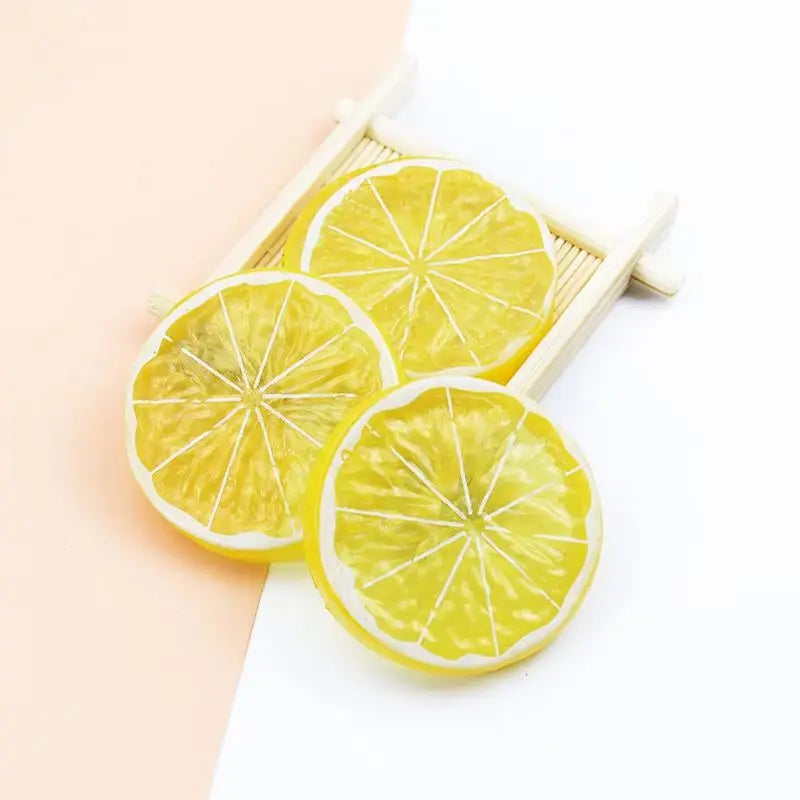 20/50pcs Artificial Plastic Lemons – Fake Fruit Home Decor Artificial Fruit Decor Babs YELLOW 20 pieces