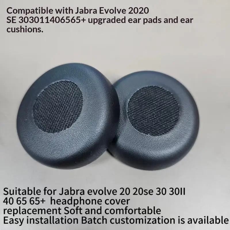 Replacement Earpads for Headphones – Faux Leather Mesh 2pcs Headphone Earpads Babs
