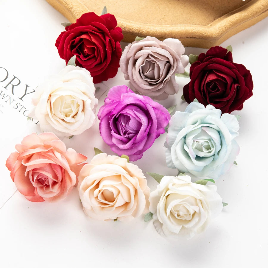 Artificial Silk Rose Heads – DIY Wedding, Wreath & Home Décor Artificial Silk Roses Babs