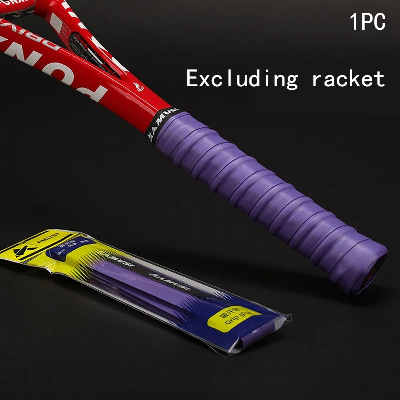 Tennis Racket Overgrip – Wide Anti-Slip Sweat-Absorbent PU Tape Racket Overgrip Tape Babs purple