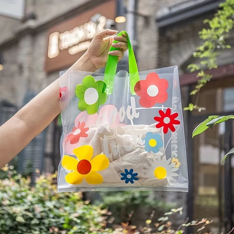 Thank You Gift Bags – Plastic Tote Bags for Retail & Parties Plastic Gift Bags Babs