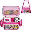 Paiyule Carrying Case Bag for Toniebox & Tonies Figures Toy Storage Bag Babs Fuchsia