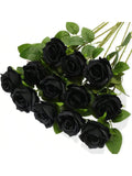 Silk Rose Artificial Flowers 2/4 Pcs – Wedding & Home Décor Artificial Silk Flowers Babs 12 4 pcs
