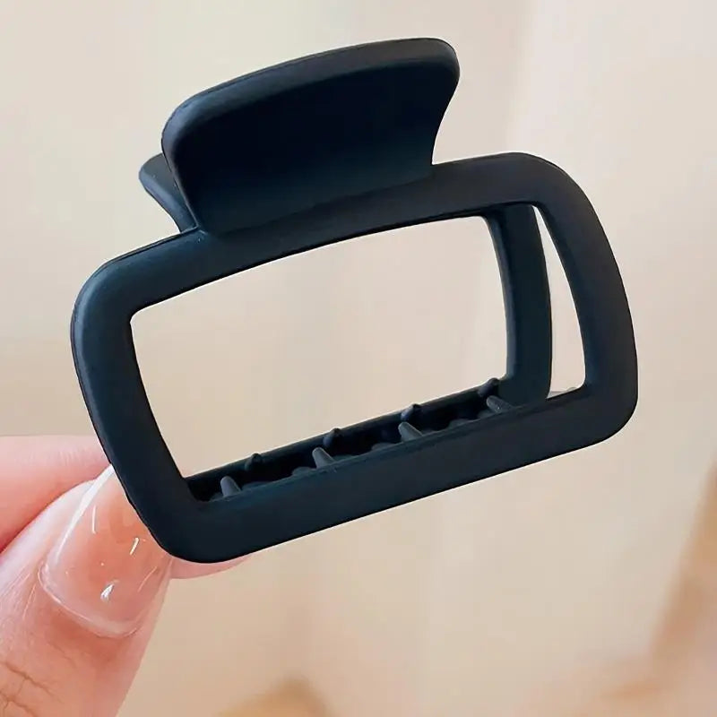 4-Pack Small Square Matte Hair Claw Clips – Non-Slip Hold Hair Claw Clips Babs