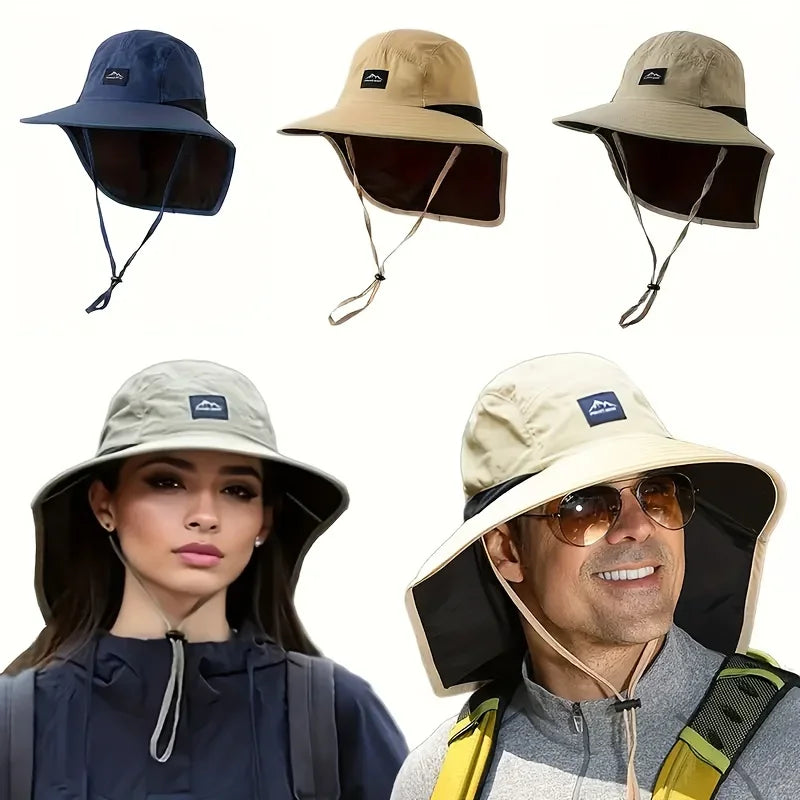 Unisex Sun Protection Fisherman Hat – Hiking, Fishing & Travel Sun Hat Babs