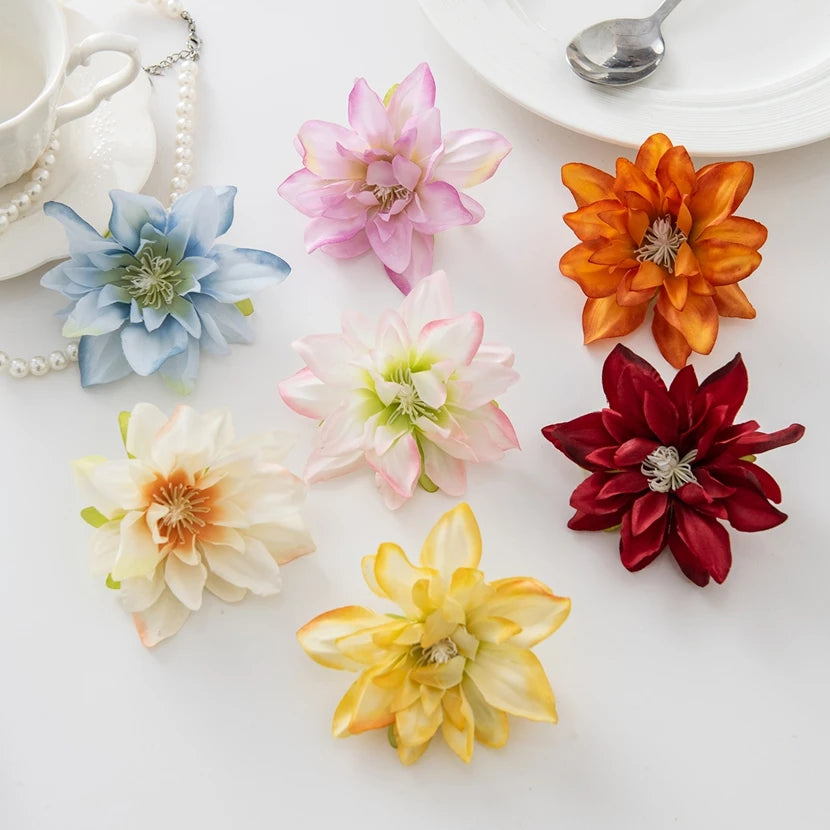 Silk Lotus Artificial Flowers 10/20pcs | Wedding & Home Décor Artificial Silk Flowers Babs