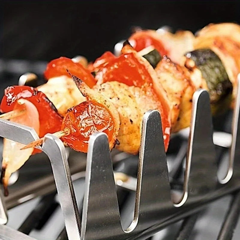 Stainless Steel Multifunctional BBQ Rack for Outdoor Grilling BBQ Grill Rack Babs