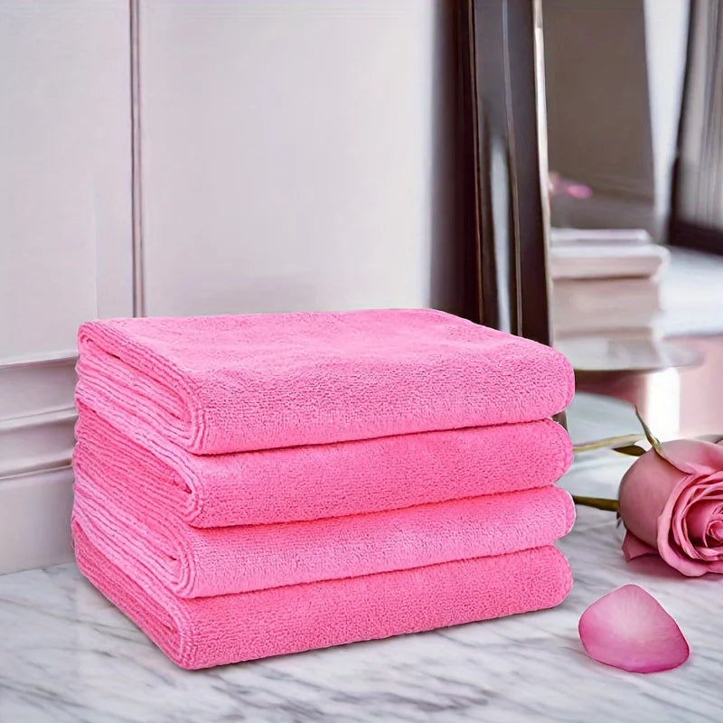 Soft Microfiber Facial Washcloths – Reusable Makeup Remover Set Facial Washcloth Set Babs 4pcs