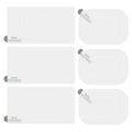 6-Pack Dash Cam Windshield Electrostatic Stickers – Clear PET Film Dash Cam Mount Sticker Babs 6pcs