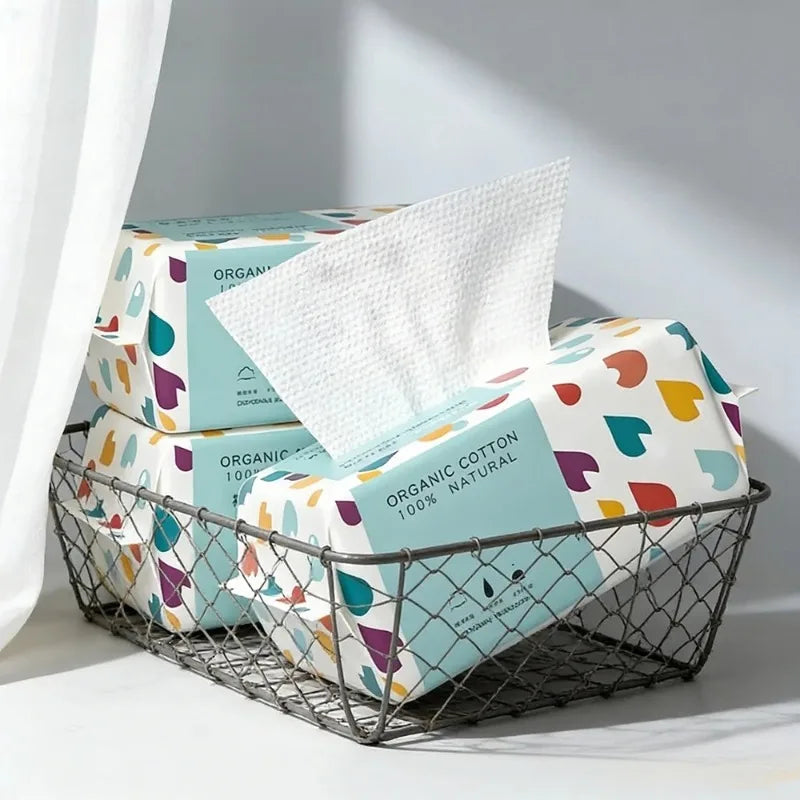 Pearl Grain Cotton Disposable Face Towels 15×20cm – Skin Care Disposable Face Towels Babs