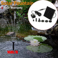 Mini Solar Floating Fountain – Garden Bird Bath & Pond Decor Solar Garden Fountain Babs Black