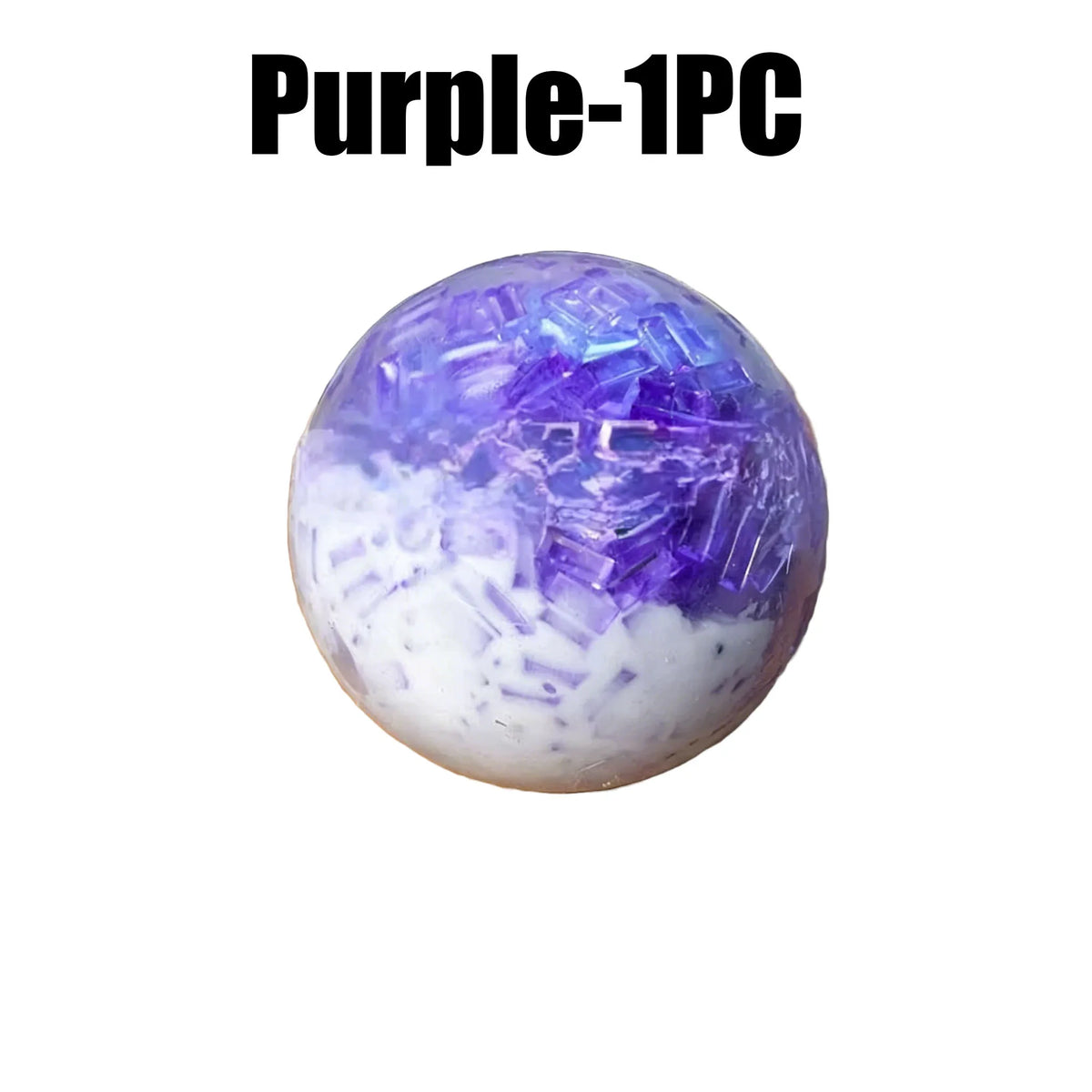Slow Rising Ice Crackle Ball Squishy Sensory Fidget Toy Sensory Fidget Toy Babs Purple 1PC