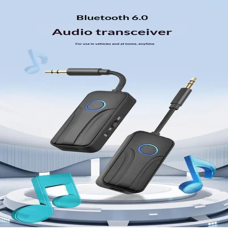 Bluetooth 6.0 Audio Transmitter Receiver – 3.5mm AUX HiFi Bluetooth Audio Adapter Babs