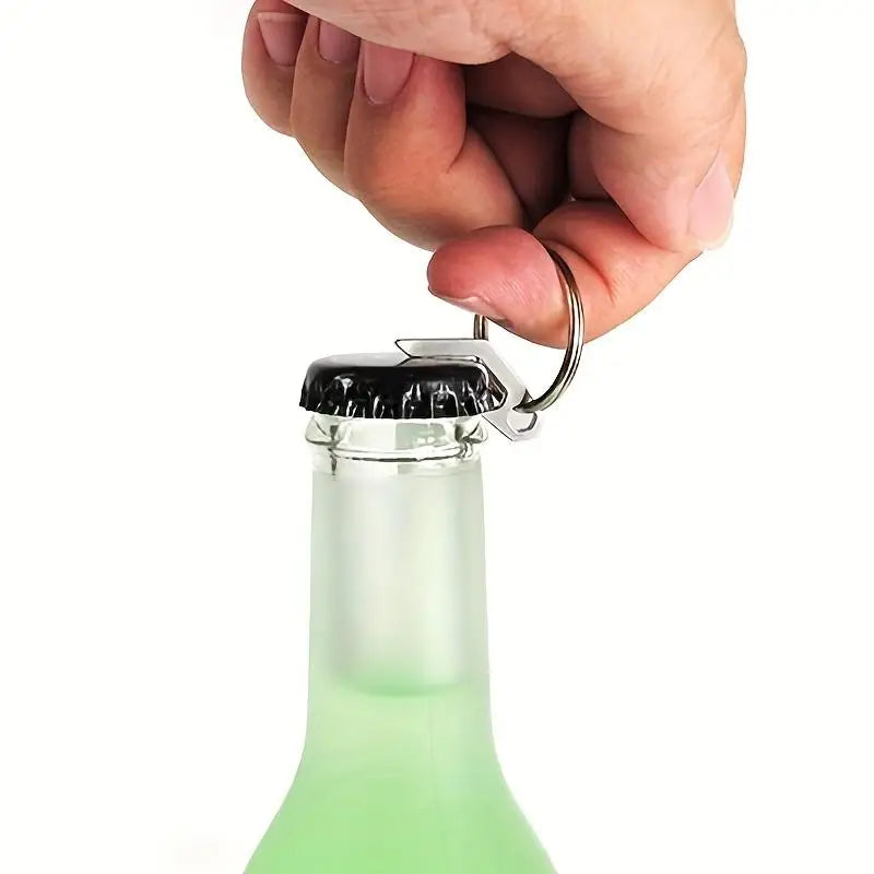 2-Pack Titanium Alloy Folding Bottle Opener & Corkscrew Folding Bottle Opener Babs
