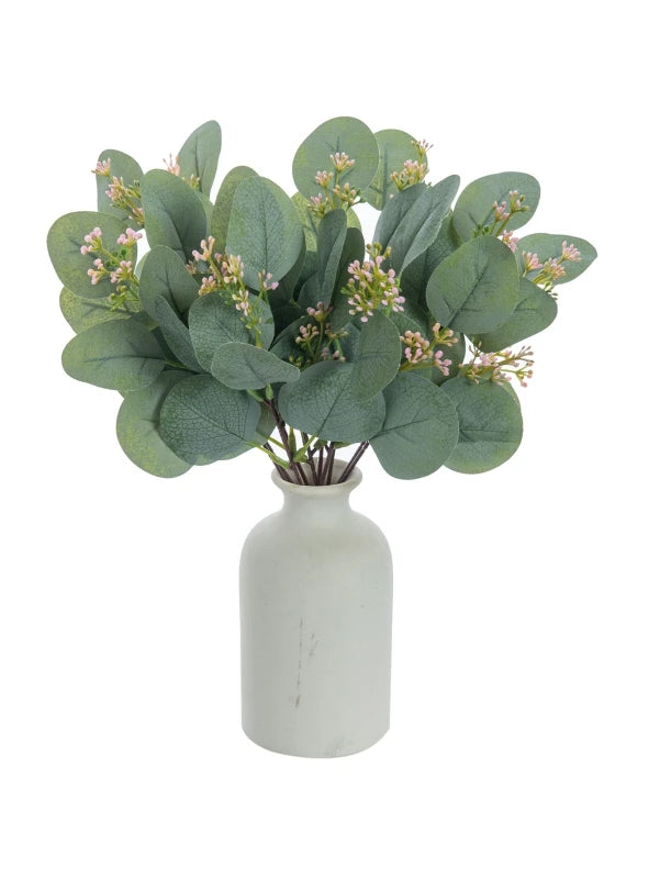Artificial Eucalyptus Stems – Faux Greenery for Weddings & Home Artificial Floral Stems Babs Color4 5 pcs