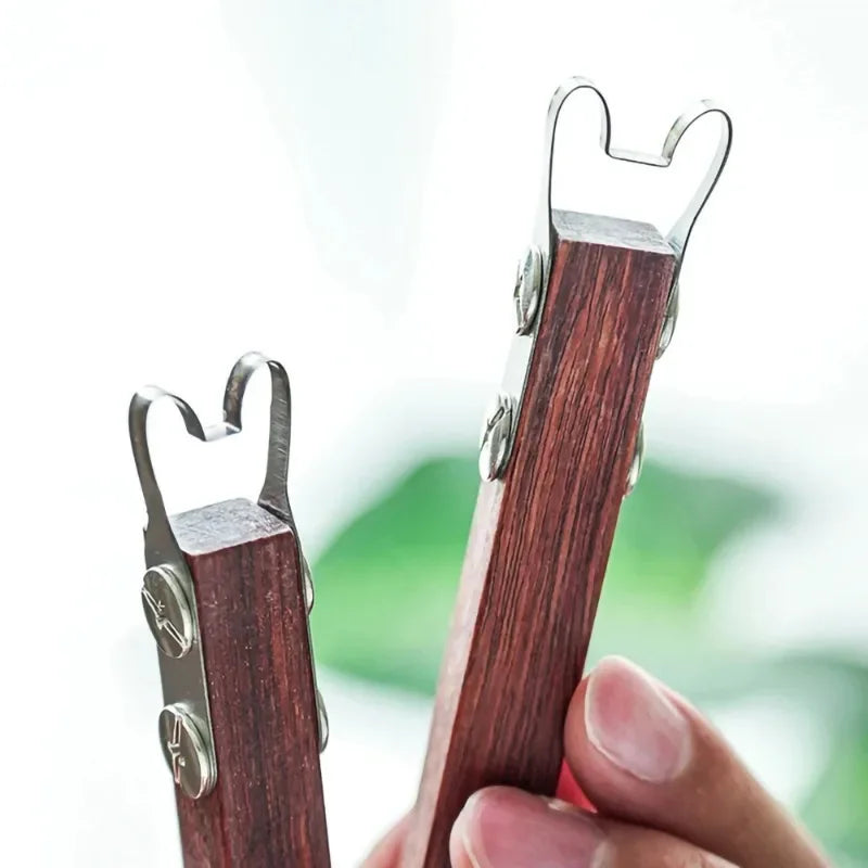 Clay Ring Foot Trimming Tool – Mahogany & Stainless Steel Clay Trimming Tool Babs